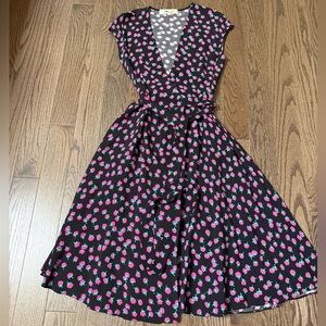 DVF Diane Von Furstenberg Women’s Wrap Midi Dress, size 2